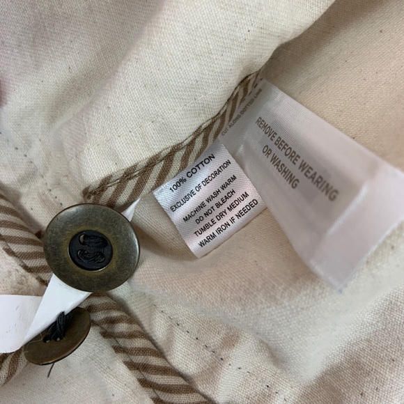 Loft Blazer Jacket Cream Navy Size 12 - Picture 5 of 8